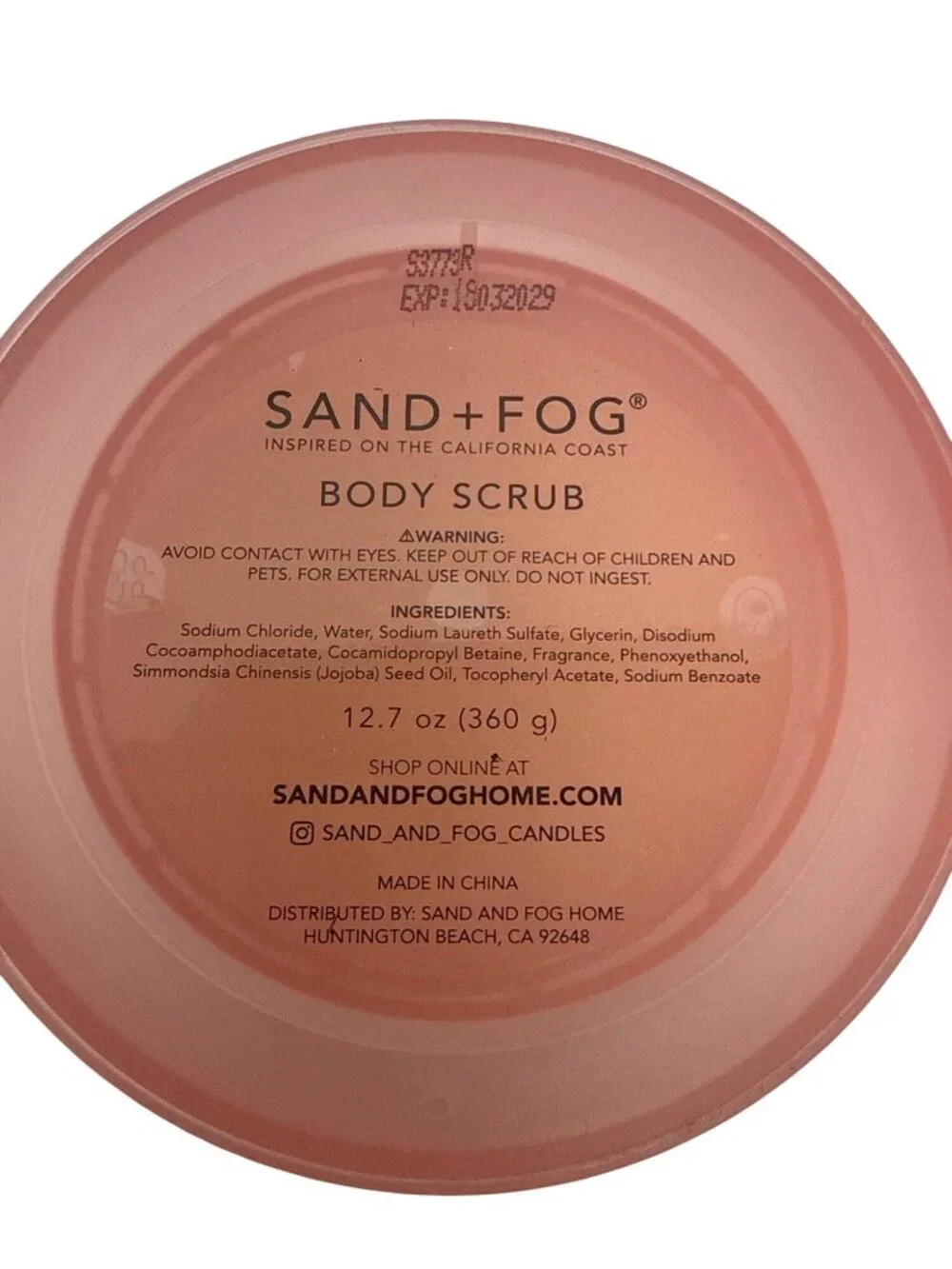 Sand + Fog Watermelon Sugar Body Scrub & Whipped Body Butter Set 29.6 Oz Beauty